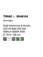 Lustra Nova Luce TIRIAC 9548104