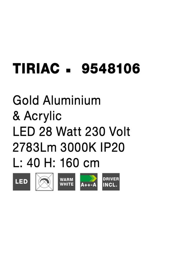 Lampadar Nova Luce TIRIAC 9548106