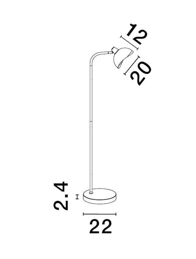 Lampadar Nova Luce GETI 9555809