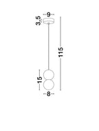 Pendul Nova Luce ZERO 9577017