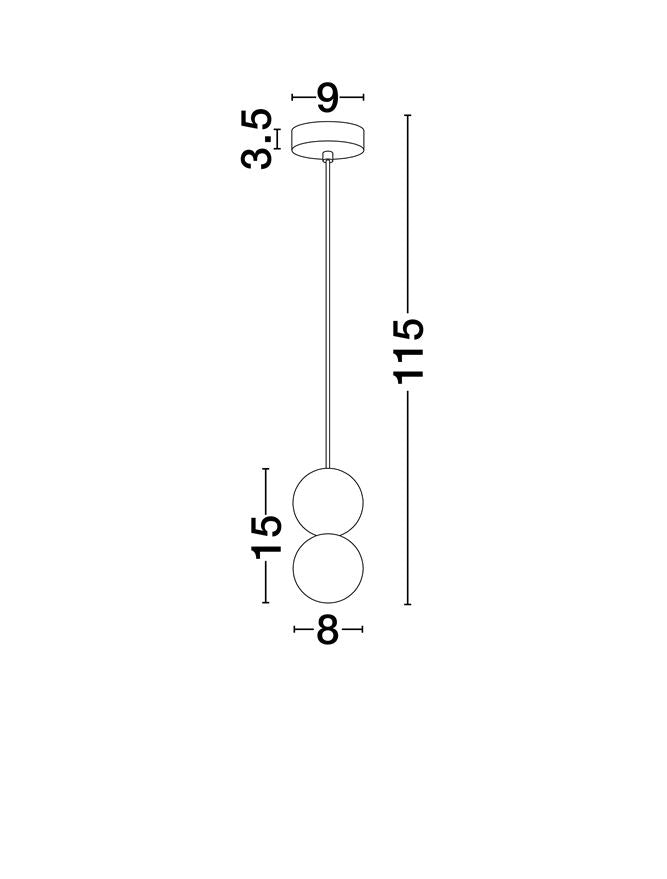 Pendul Nova Luce ZERO 9577017