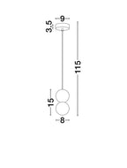Pendul Nova Luce ZERO 9577019