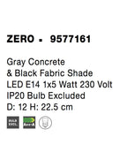 Veioza Nova Luce ZERO 9577161