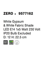 Veioza Nova Luce ZERO 9577162