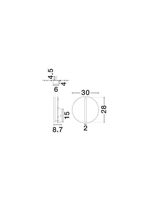 Aplica Nova Luce NALU 9580581
