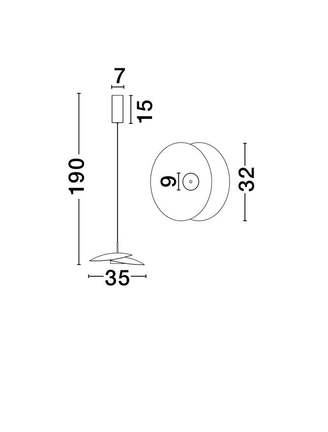 Pendul Nova Luce OLEA 9580694