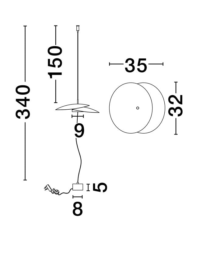 Lampadar Nova Luce OLEA 9580696