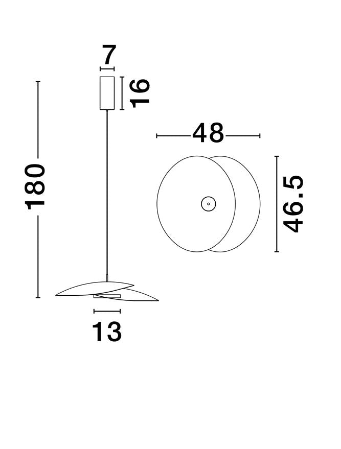 Pendul Nova Luce OLEA 9580697