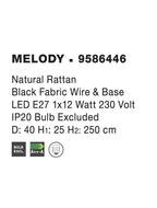 Pendul Nova Luce MELODY 9586446