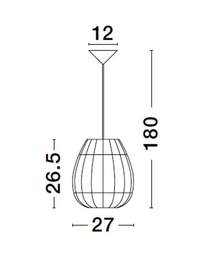 Pendul Nova Luce MARLO 9586500