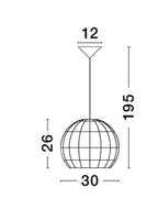 Pendul Nova Luce MARLO 9586503
