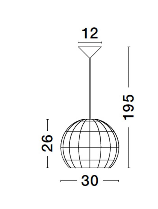 Pendul Nova Luce MARLO 9586503