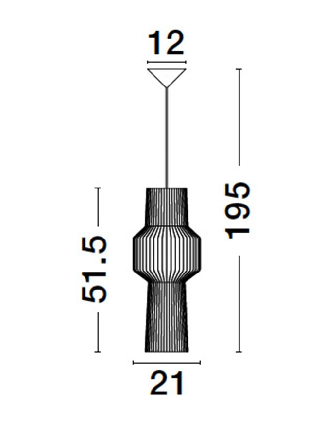 Pendul Nova Luce BREDO 9586511