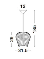 Pendul Nova Luce BREDO 9586512