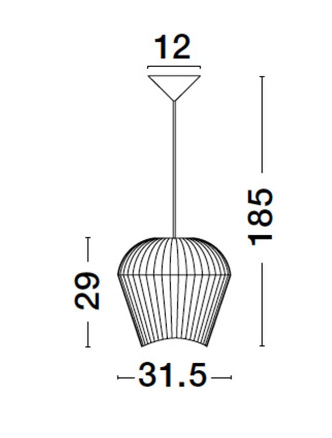 Pendul Nova Luce BREDO 9586512
