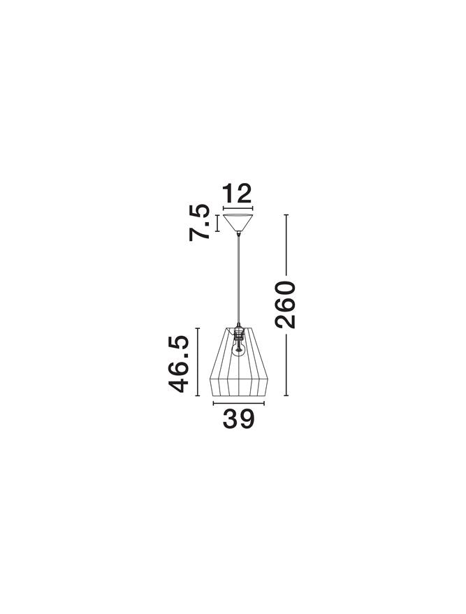 Pendul Nova Luce DENA 9586603