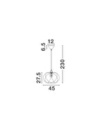 Lustra Nova Luce BORA 9586618