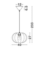 Pendul Nova Luce DELINA 9586669