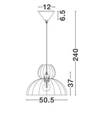 Pendul Nova Luce DELINA 9586672