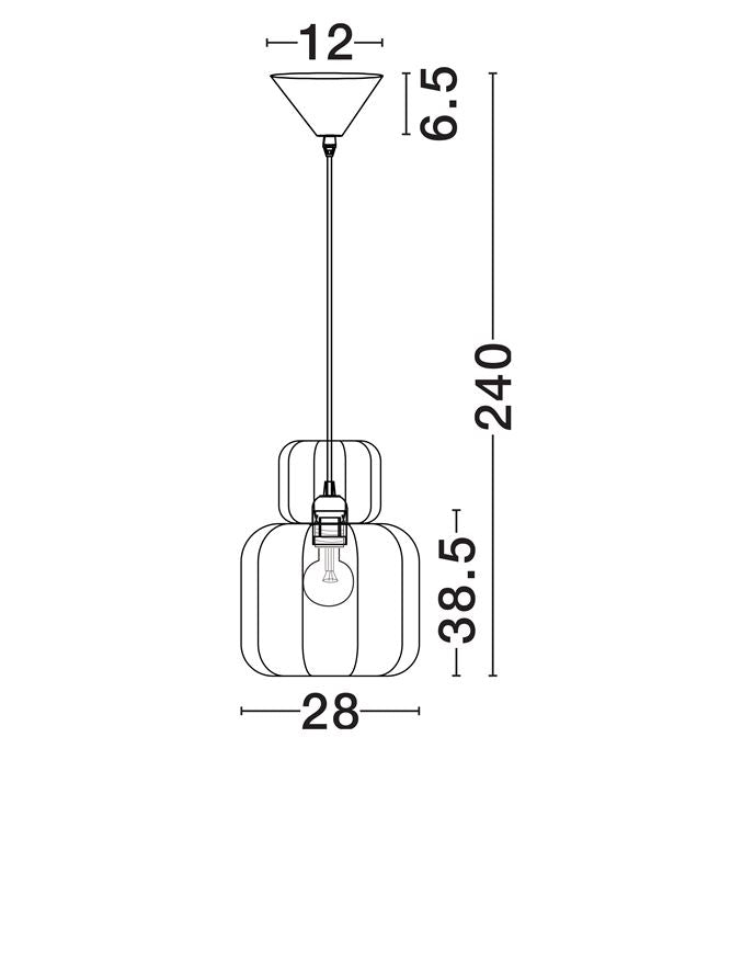 Pendul Nova Luce DELINA 9586673