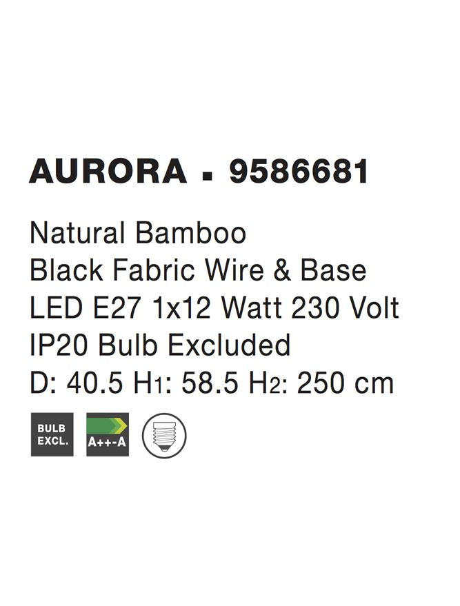 Pendul Nova Luce AURORA 9586681