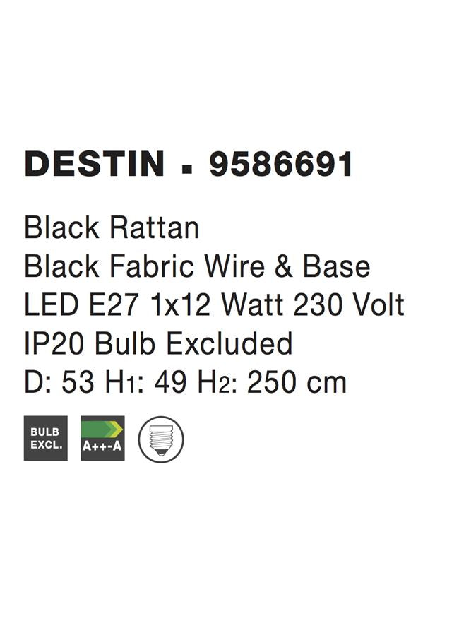 Lustra Nova Luce DESTIN 9586691