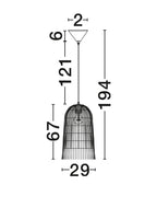 Pendul Nova Luce VENA 9586804