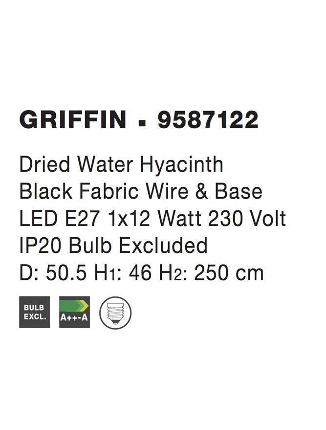 Pendul Nova Luce GRIFFIN 9587122