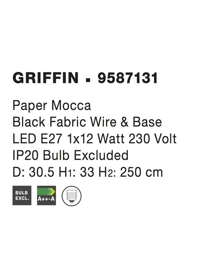 Pendul Nova Luce GRIFFIN 9587131