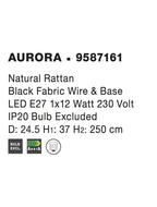 Pendul Nova Luce AURORA 9587161