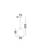 Pendul Nova Luce SOLIS 9620174