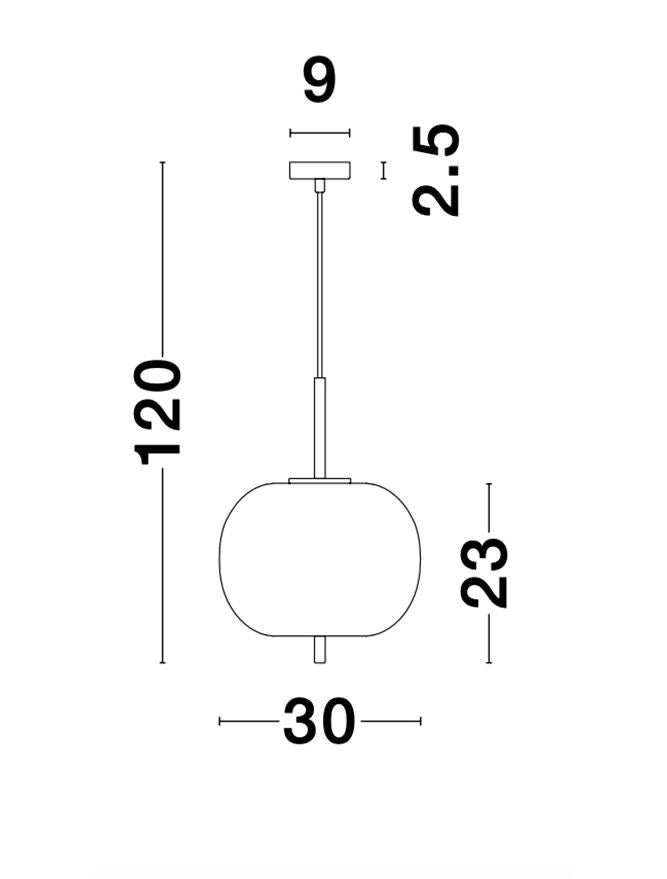 Pendul Nova Luce LATO 9624061