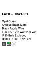 Pendul Nova Luce LATO 9624061