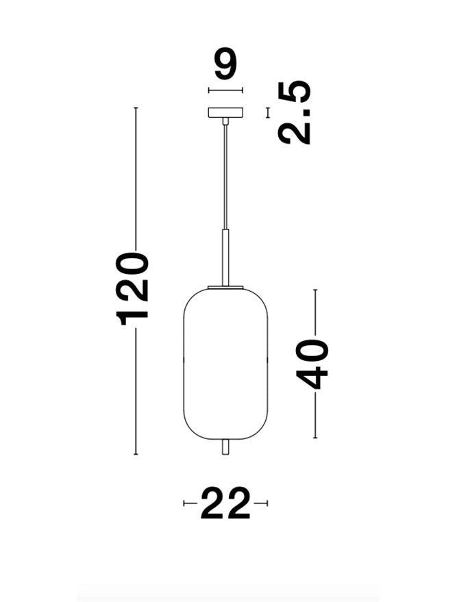 Pendul Nova Luce LATO 9624062