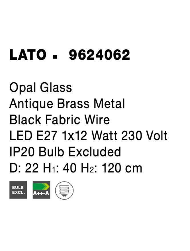 Pendul Nova Luce LATO 9624062