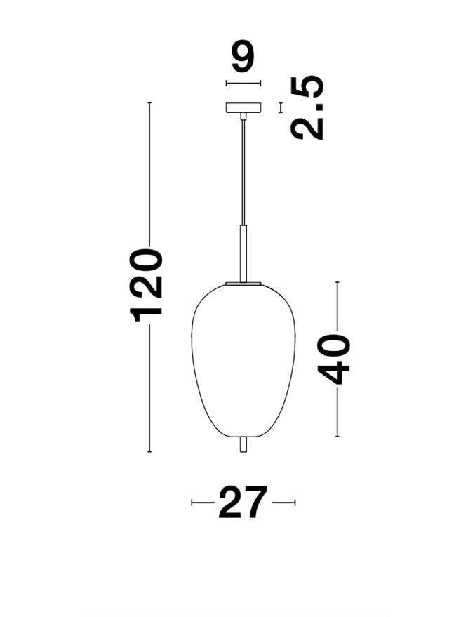 Pendul Nova Luce LATO 9624063