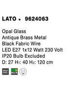 Pendul Nova Luce LATO 9624063