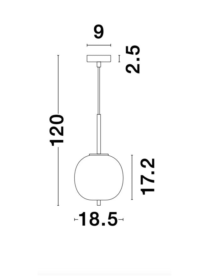 Pendul Nova Luce LATO 9624064