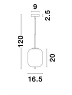 Pendul Nova Luce LATO 9624065