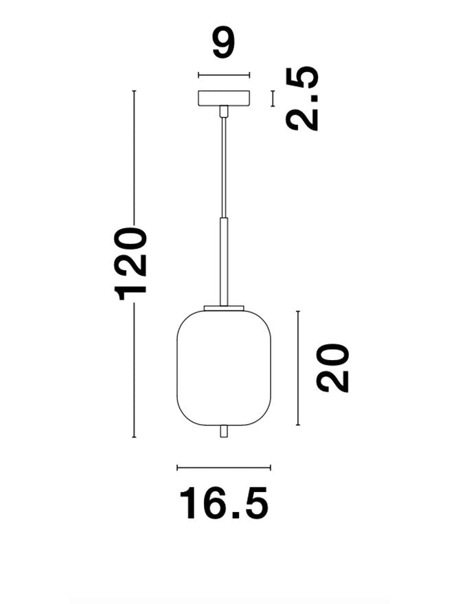 Pendul Nova Luce LATO 9624065