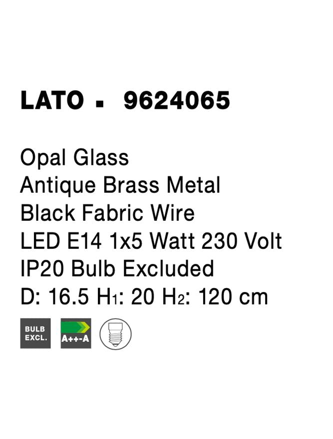 Pendul Nova Luce LATO 9624065