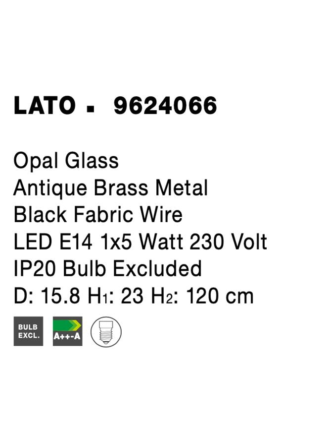 Pendul Nova Luce LATO 9624066
