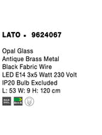 Lustra Nova Luce LATO 9624067