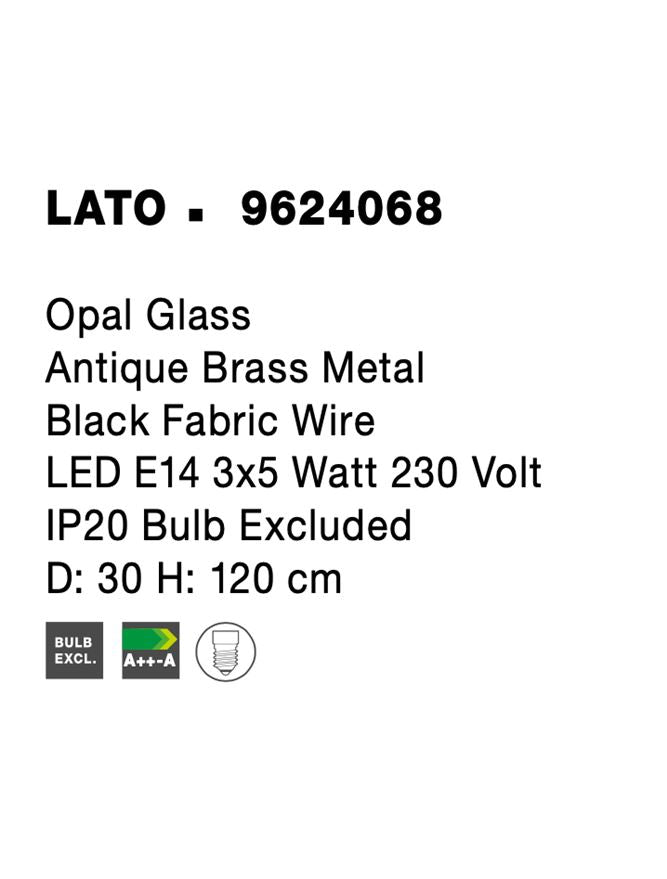 Lustra Nova Luce LATO 9624068