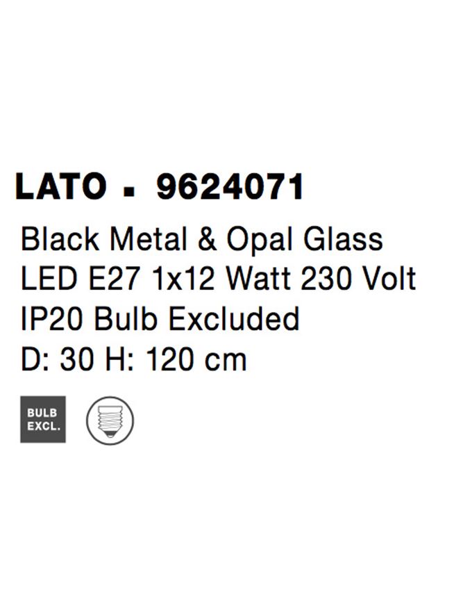 Pendul Nova Luce LATO 9624071