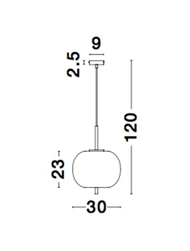 Pendul Nova Luce LATO 9624071