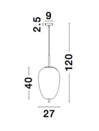Pendul Nova Luce LATO 9624073
