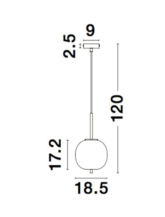 Pendul Nova Luce LATO 9624074