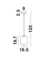 Pendul Nova Luce LATO 9624075