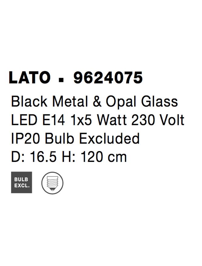 Pendul Nova Luce LATO 9624075